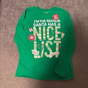 Children’s place Christmas shirt size large 10/12